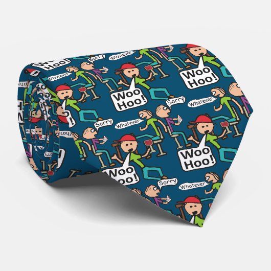 Cravate Quitter le travail (Roulé)