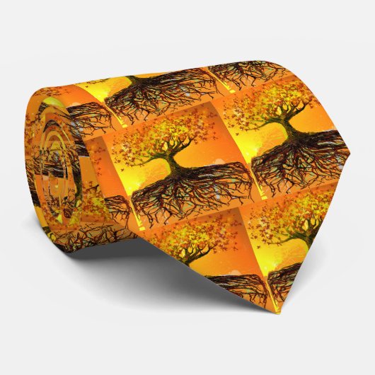 Cravate Racines de l'amour (Roulé)