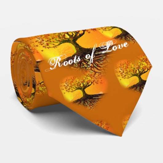 Cravate Racines de l'amour (Roulé)