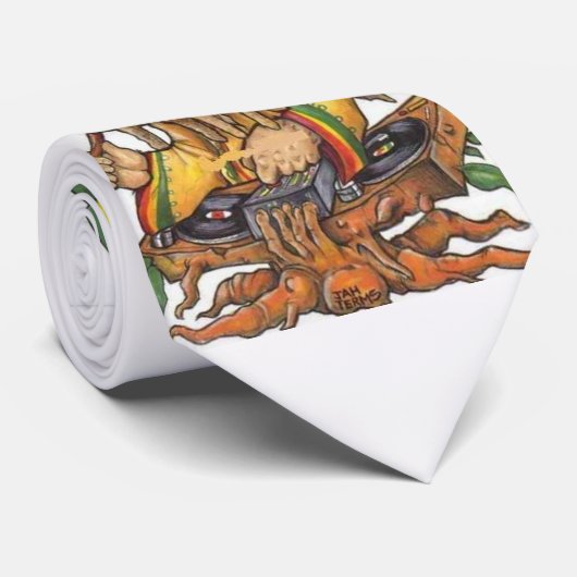 Cravate Racines de Rasta,… (Roulé)