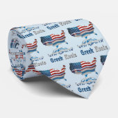 Cravate Racines grecques américaines (Roulé)