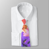 Cravate "Radiance en fleur : Hibiscus en verre tendu (Attaché)