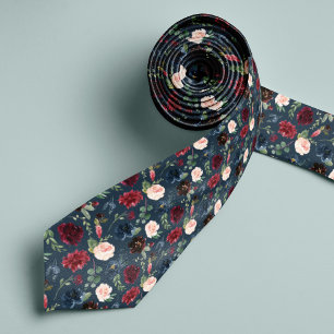 Cravate Radiant Bloom Motif Floral