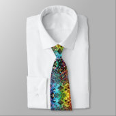 Cravate Rainbow Circuit Board Necktie – Colorful Tech Geek (Attaché)
