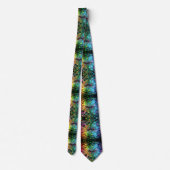Cravate Rainbow Circuit Board Necktie – Colorful Tech Geek (Dos)