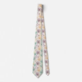 Cravate Rainbow Dandelion Breeze - Flore capricieuse (Devant)