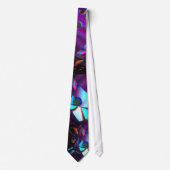 Cravate Rainbow Fish cool art abstrait moderne (Devant)