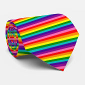 Cravate Rainbow Gay Pride LGBT Original 8 Stripes (Roulé)