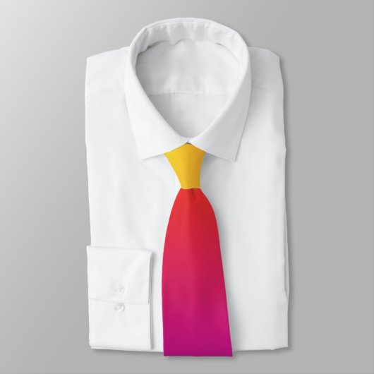Cravate Rainbow Gradient Gay Pride Neck Tie (Attaché)
