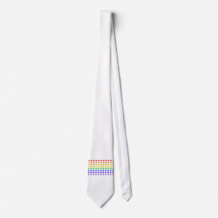 Cravate Rainbow Hearts