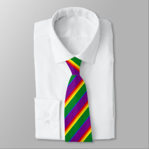 Cravate Rainbow LGBTQ American Pride Diversité Drapeau