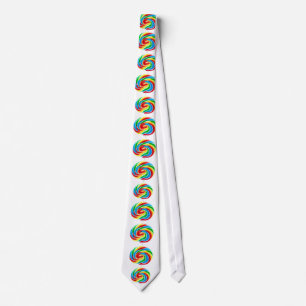 Cravate Rainbow Lollipop Sweets Dessert Nourriture Cuisine