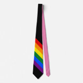 Cravate Rainbow Pride (Devant)