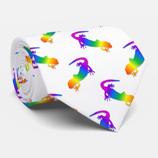 Cravate Rainbow Salamander (Roulé)