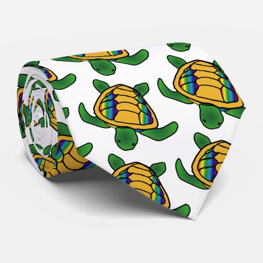 Cravate Rainbow Shell Turtle (Roulé)