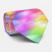 Cravate Rainbow sparkle bubbles (Roulé)