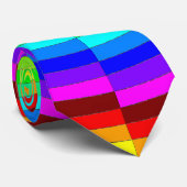 Cravate Rainbow Spiral par Kenneth Yoncich (Roulé)