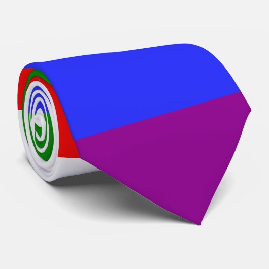 Cravate Rainbow Stried LGBT 6 Colours Pride (Roulé)