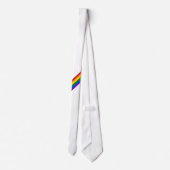 Cravate Rainbow Stripe Gay pride Mariage d'entreprise Neck (Dos)