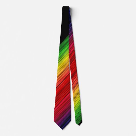 Cravate Rainbow Stripe Tie (Devant)