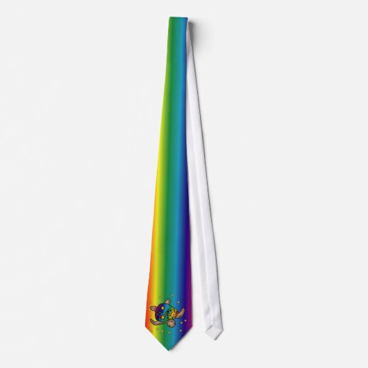 Cravate Rainbow Turtle (Devant)