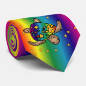 Cravate Rainbow Turtle (Roulé)