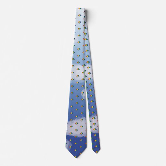 Cravate Rainbow Umbrella Neck Tie (Devant)