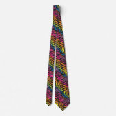 Cravate Rainbow Zebra Stipes (Dos)