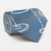 Cravate Rainy Weather Blue Art (Roulé)