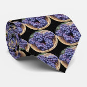 Cravate Raisins royaux violets (Roulé)