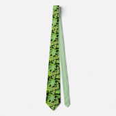 Cravate raisins verts sur la vigne (Devant)