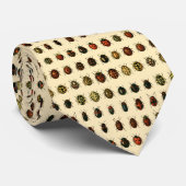Cravate Rangée de coccinelles (Roulé)