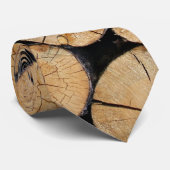 Cravate Rangées de bois dans la pile (Roulé)