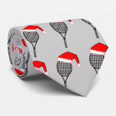 Cravate Raquette de tennis Santa Hat (Roulé)