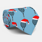 Cravate Raquette de tennis Santa Hat (Roulé)