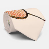 Cravate Raquette et volant de badminton (Roulé)