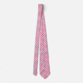 Cravate Raspberries Pink Berry Fruit Pattern (Dos)
