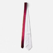 Cravate Raspberry Gold Stripe Moderne Hot Rose Mens Cravat (Dos)