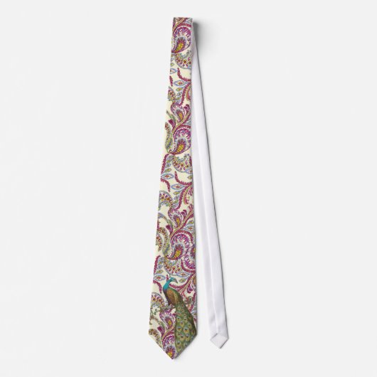 Cravate Raspberry Paisley (Devant)