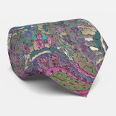 Cravate Raspberry Paisley (Roulé)