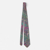 Cravate Raspberry Paisley (Dos)