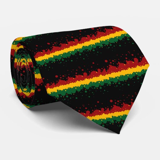 Cravate Rasta par Picona™ (Roulé)