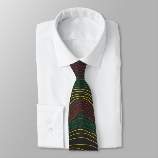 Cravate Rasta Waves (Attaché)