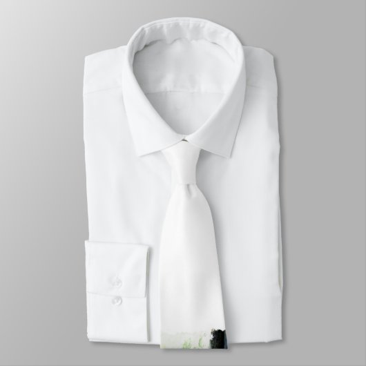 Cravate RAVEN & WATER FALL Nature Cadeaux (Attaché)