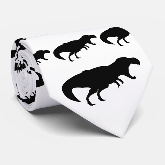 Cravate Rawr ! T-Rex (Roulé)