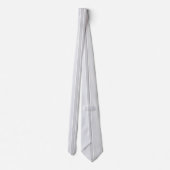 Cravate Rayé de pinces argent/gris (Dos)