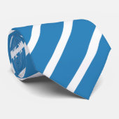 Cravate rayée bleue (Roulé)