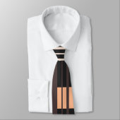 Cravate rayée colorée rétro (Attaché)