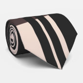 Cravate rayée colorée rétro (Roulé)