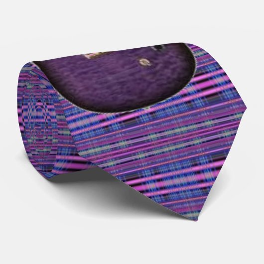 Cravate rayée de guitare (Roulé)